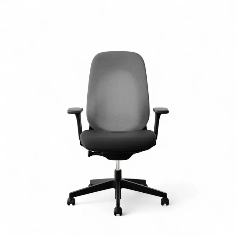 Office swivel chair Giroflex 40-4049 with 3D armrests, Gray/Black, New, Ergonomic chair - ideal for flexible working