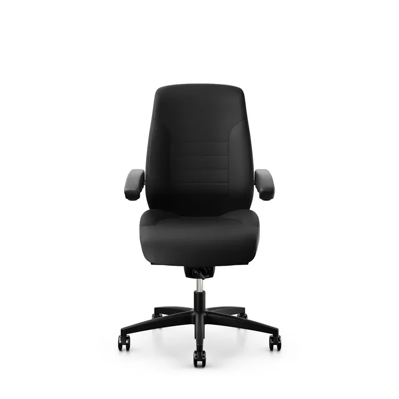 Swivel chair  Giroflex 60 without headrest & with folding armrests Black/Black, New, Ergonomic chair - ideal for flexible working