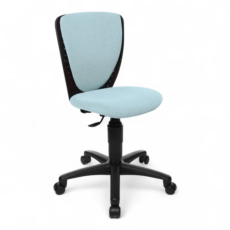 Topstar High S'cool children's chair without armrests, Light blue/Black, New, Ergonomic chair - ideal for flexible working