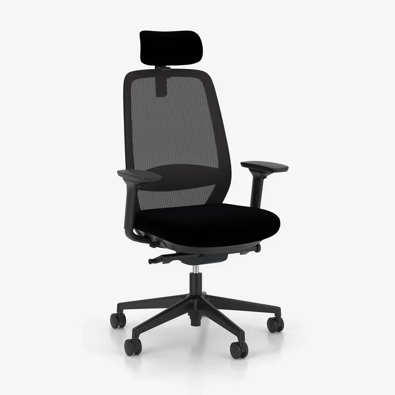 Tradingzone Elovie Active Pro 2 office chair with 4D armrests, Black, New, Ergonomic chair - ideal for flexible working