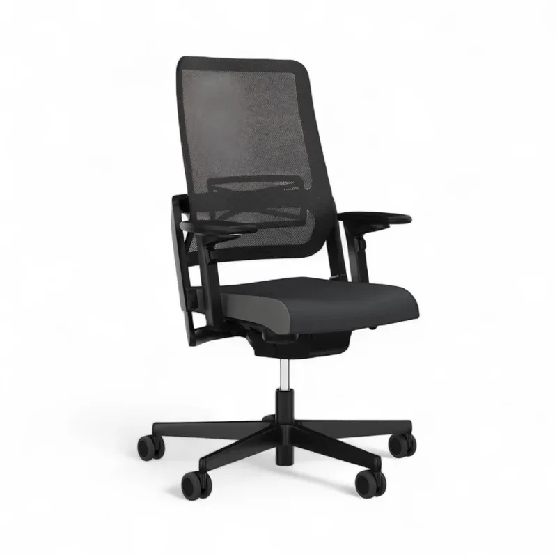 Sitag SitagXilium Mesh swivel chair without headrest & with 4D armrests Black/Black, New, Ergonomic chair - ideal for flexible working