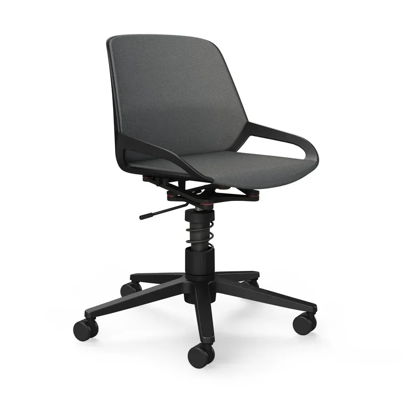 Office swivel chair Aeris Numo Task without armrests, Gray/Black, New, Ergonomic chair - ideal for flexible working