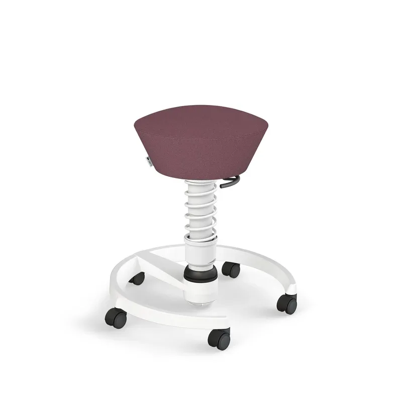 Aeris Swopper office stool Light violet/White, New, Dynamic sitting - ideal for healthy sitting