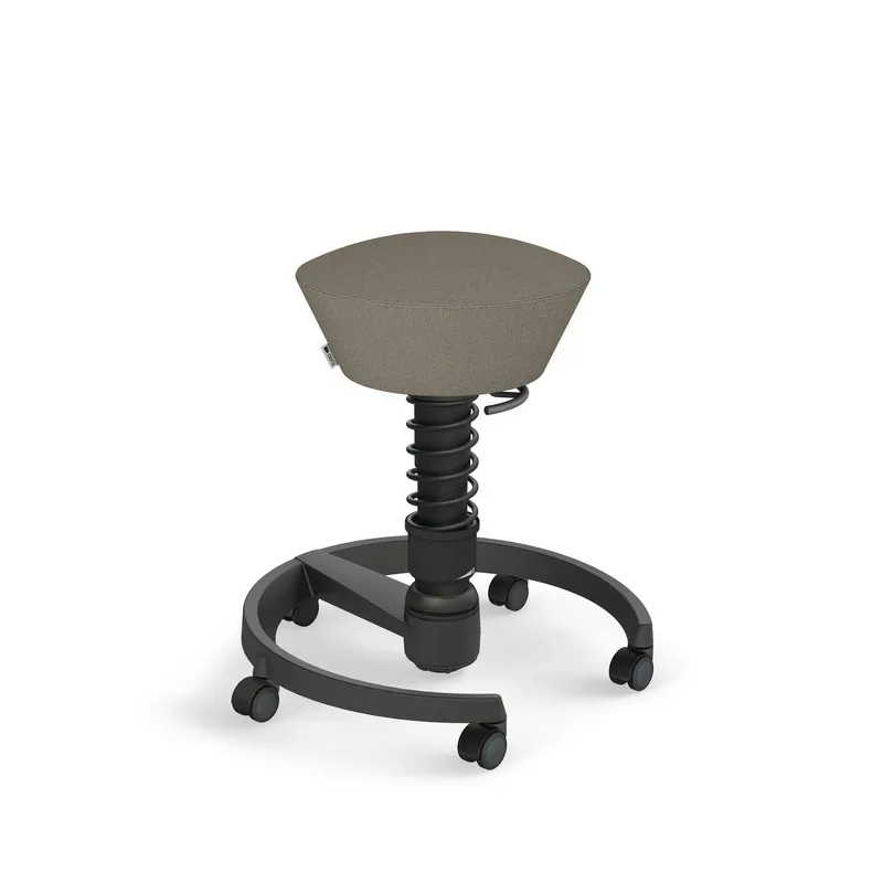 Aeris Swopper office stool Beige/Black, New, Dynamic sitting - ideal for healthy sitting
