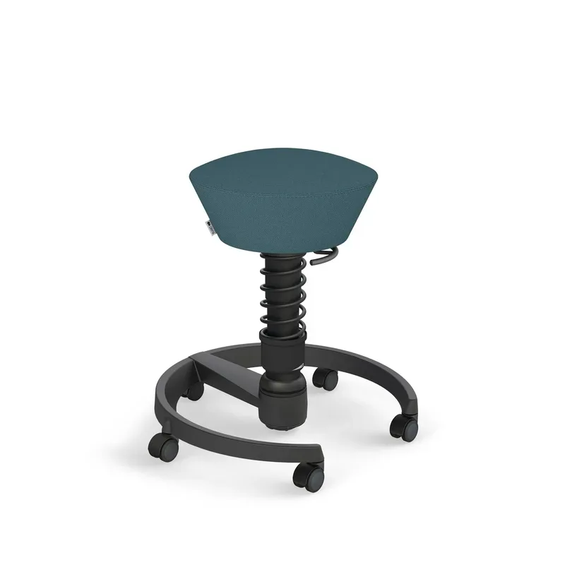Aeris Swopper office stool Blue/Black, New, Dynamic sitting - ideal for healthy sitting