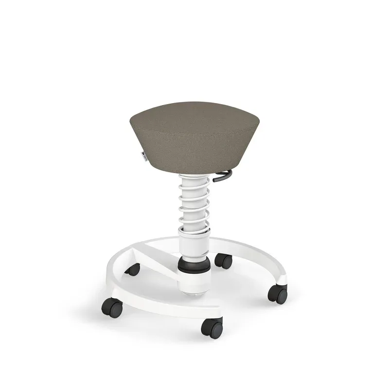Aeris Swopper office stool Beige/White, New, Dynamic sitting - ideal for healthy sitting