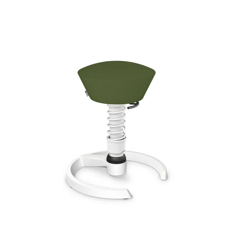 Aeris Swopper office stool Green/White, New, Dynamic sitting - ideal for healthy sitting