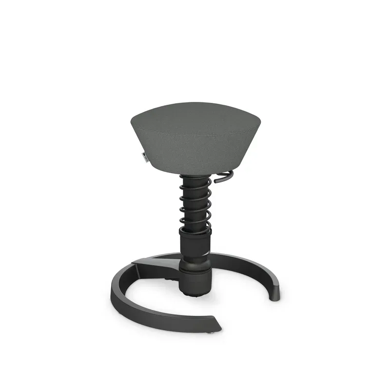 Aeris Swopper office stool Gray/Black, New, Dynamic sitting - ideal for healthy sitting
