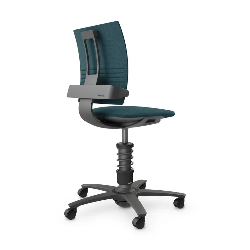 nv without armrests, Blue/Black, New, Ergonomic chair - ideal for flexible working