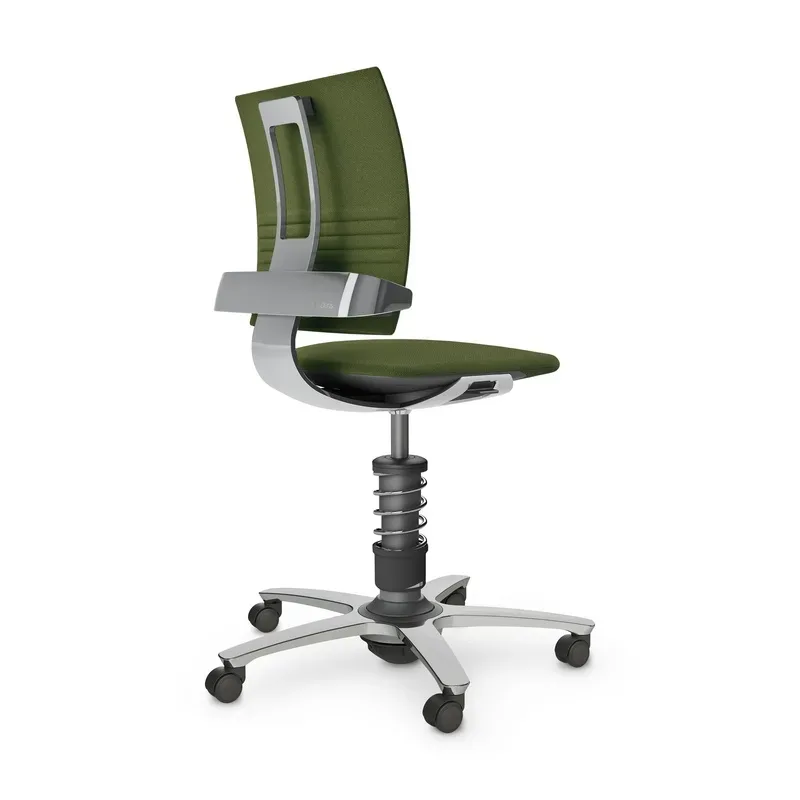 nv without armrests, Green/High-gloss polished, New, Ergonomic chair - ideal for flexible working