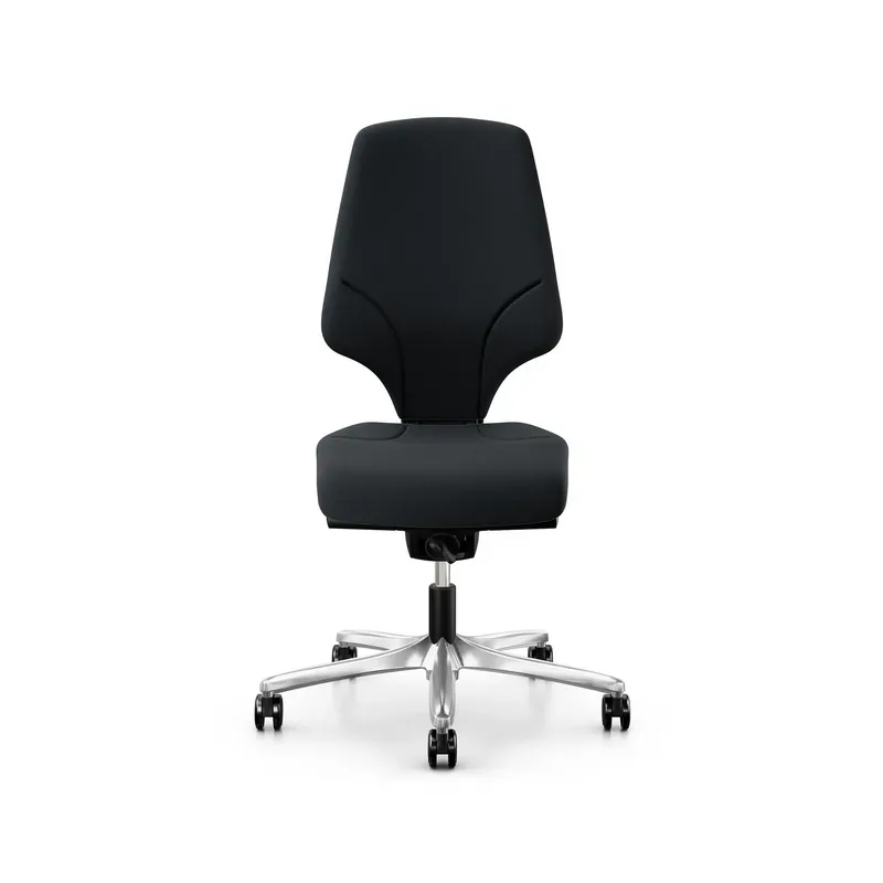 Office swivel chair Giroflex 64-3578 without armrests, Black/Chrome-plated, New, Ergonomic chair - ideal for flexible working