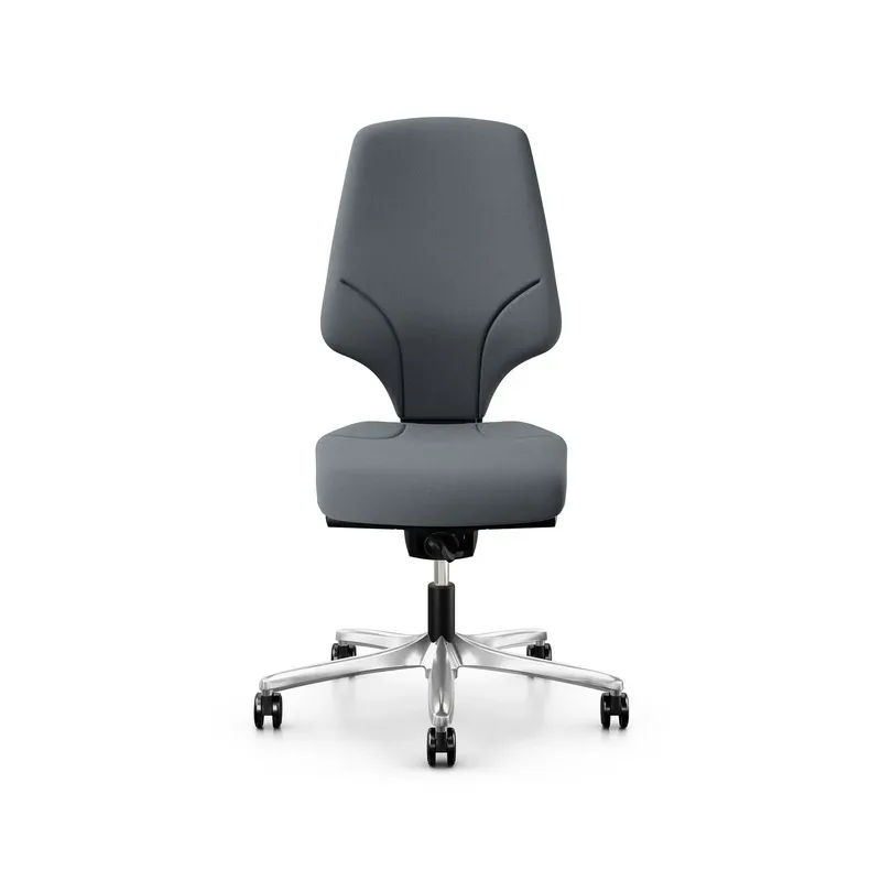 Office swivel chair Giroflex 64-3578 without armrests, Gray/Chrome-plated, New, Ergonomic chair - ideal for flexible working