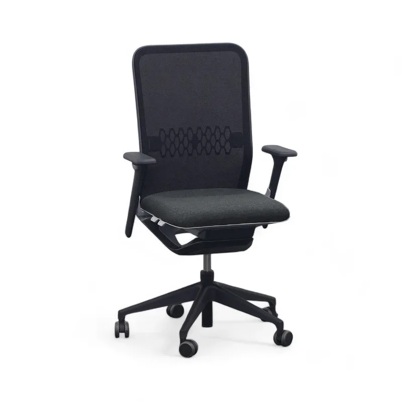 Office swivel chair Sitag SitagTeam Mesh with 2D armrests, Anthracite, New, Ergonomic chair - ideal for flexible working