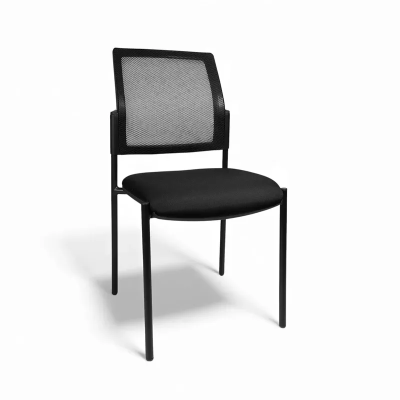 Topstar B to B 10 mesh conference chair Black/Black, New - Perfect for office and reception