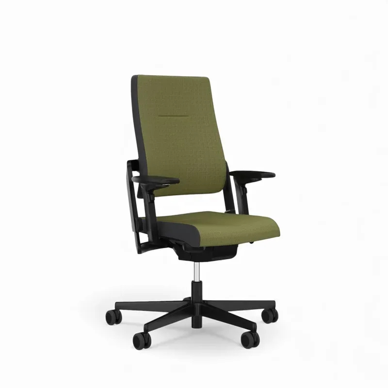 Office chair Sitag SitagXilium without headrest & with 4D armrests Green/Black, New, Ergonomic chair - ideal for flexible working