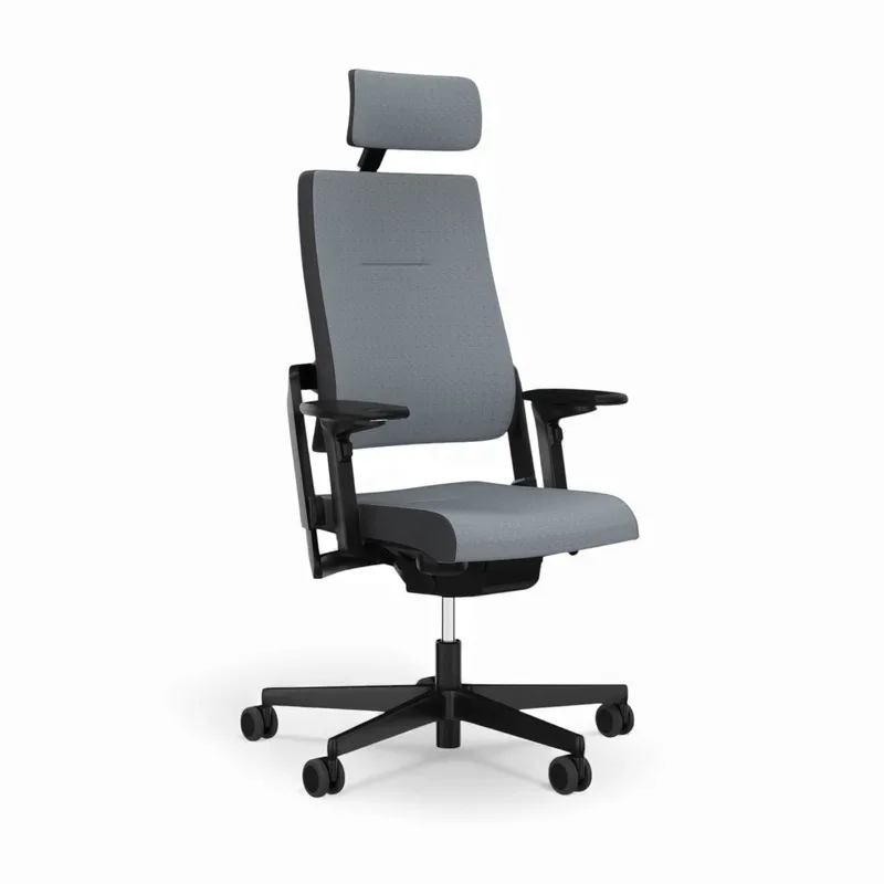 Office chair Sitag SitagXilium with headrest & with 4D armrests Gray/Black, New, Ergonomic chair - ideal for flexible working