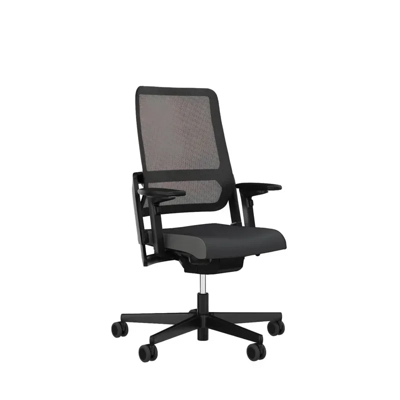 Office chair Sitag SitagXilium Mesh without headrest & with 4D armrests Black/Black, New, Ergonomic chair - ideal for flexible working