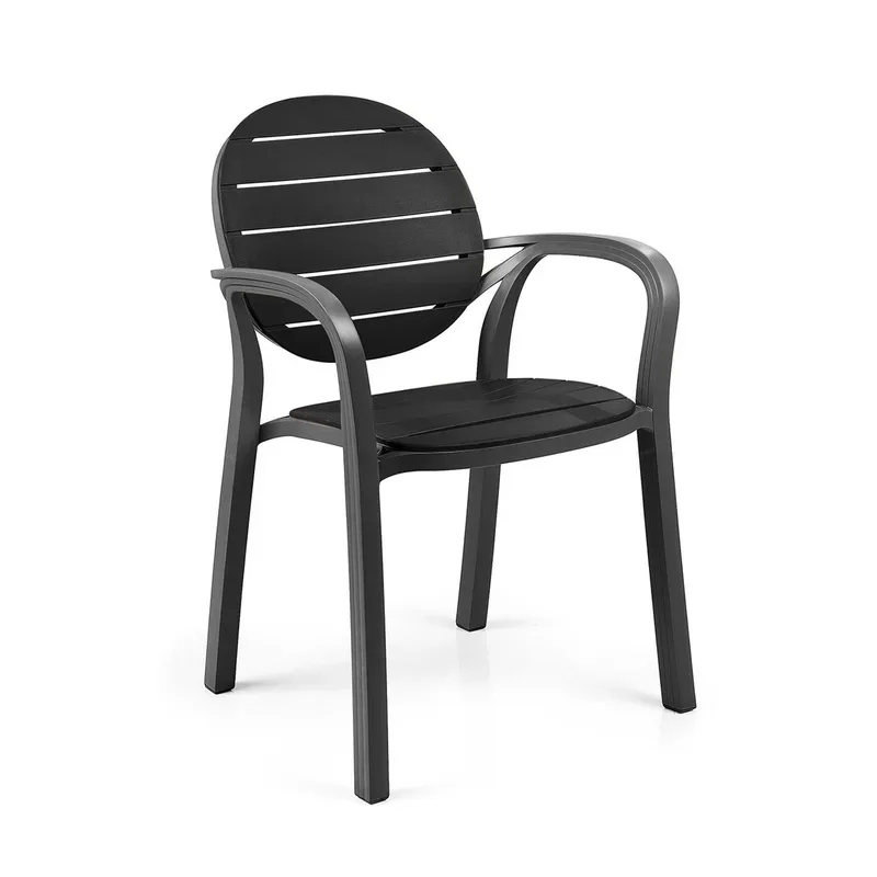 Outdoor chair Nardi Palma, Black, New - Modern & weatherproof