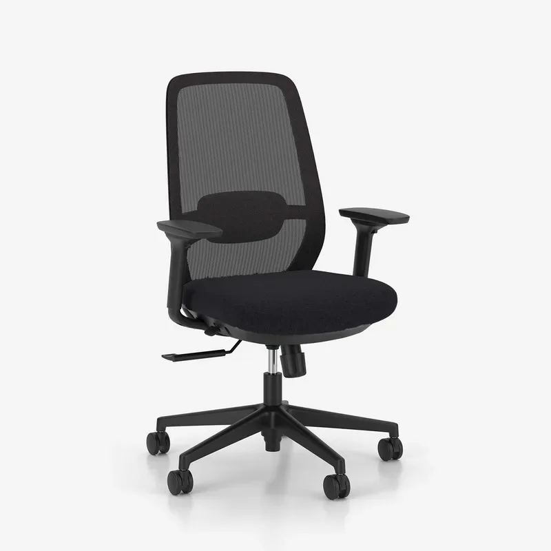 Tradingzone Elovie Active 2 office chair with 4D armrests, Black, New, Ergonomic chair - ideal for flexible working