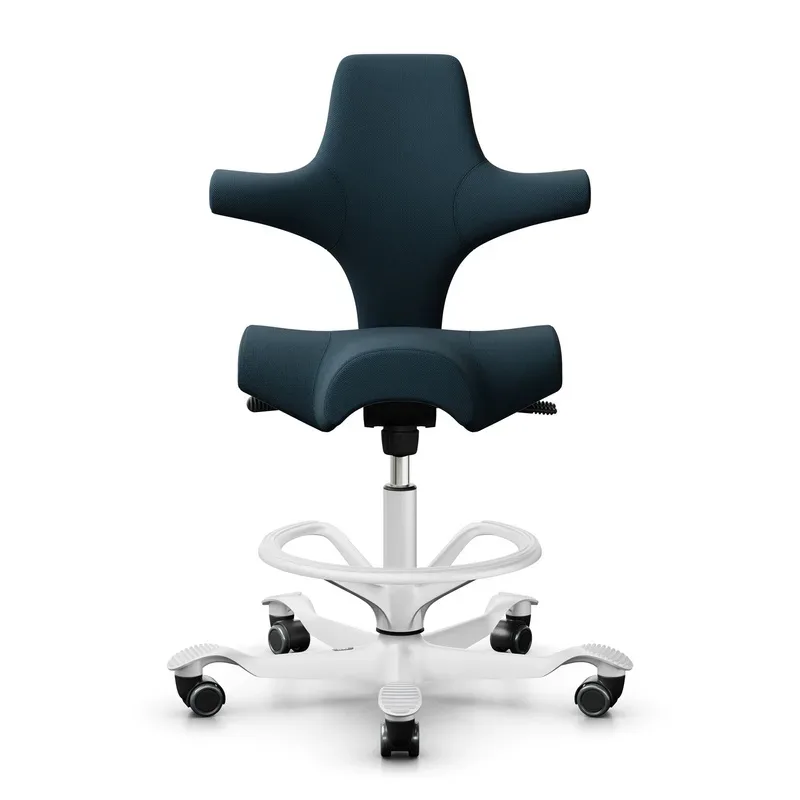 Counter stool HAG Capisco 8106, Blue/White, New, Bar stool - Practical & comfortable