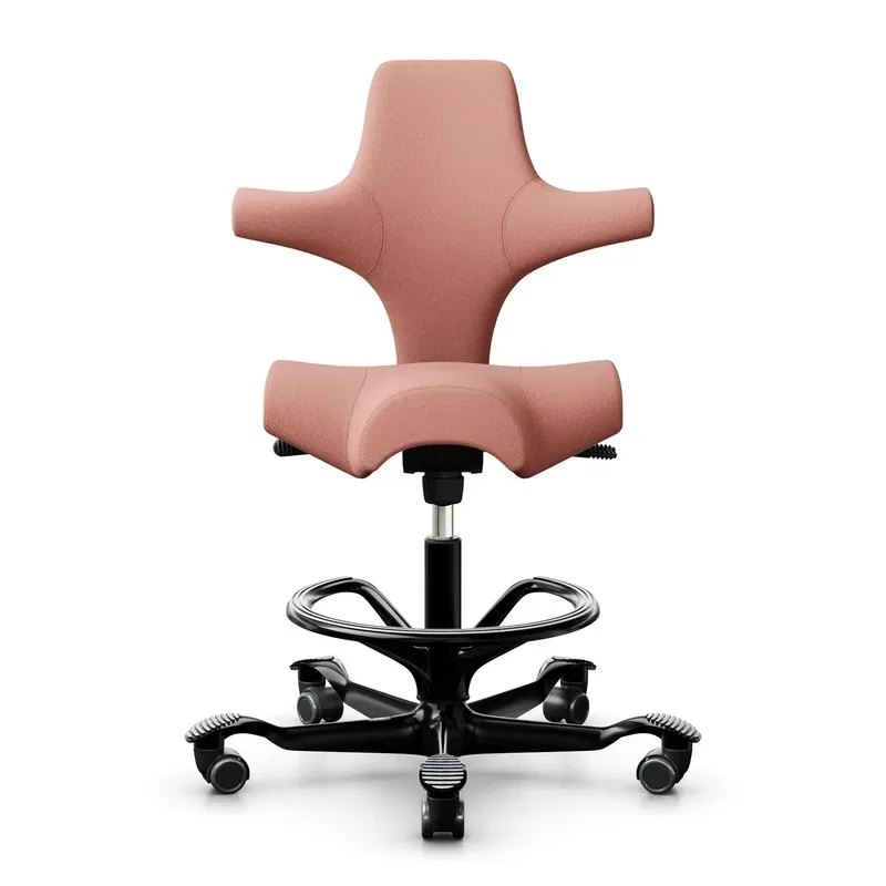 Counter stool HAG Capisco 8106, Pink/Black, New, Bar stool - Practical & comfortable