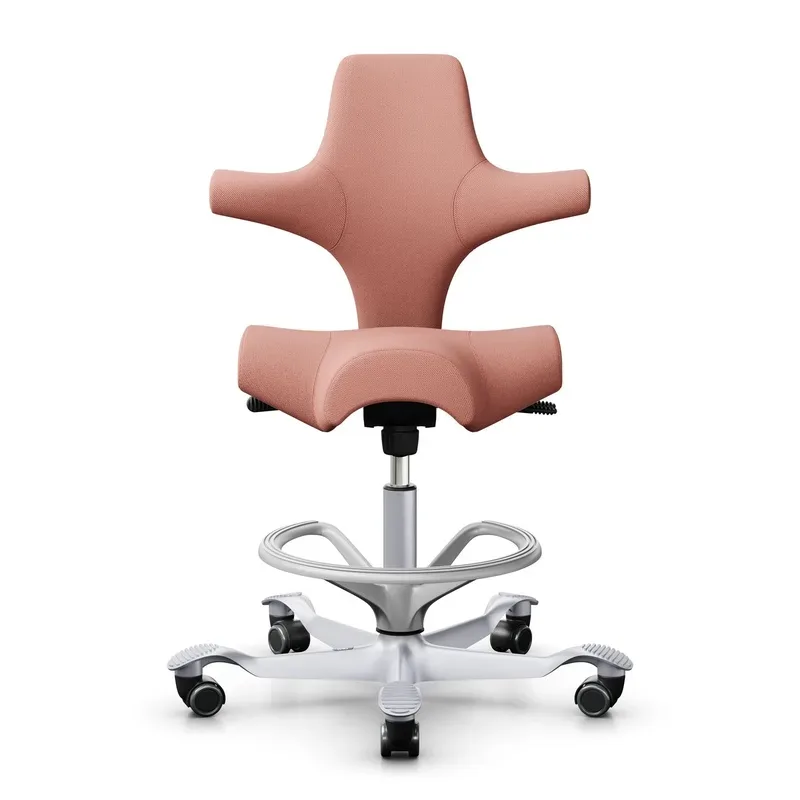 Counter stool HAG Capisco 8106, Pink/Silver gray, New, Bar stool - Practical & comfortable