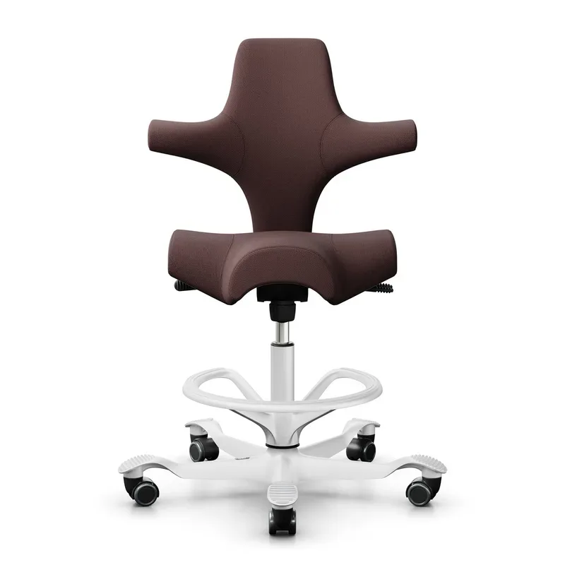 Counter stool HAG Capisco 8106, Brown/White, New, Bar stool - Practical & comfortable