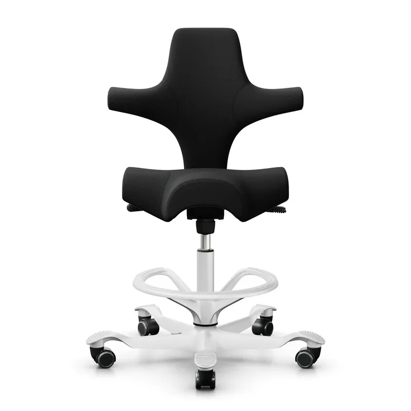 Counter stool HAG Capisco 8106, Black/White, New, Bar stool - Practical & comfortable