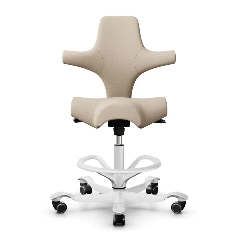 Counter stool HAG Capisco 8106, Beige/White, New, Bar stool - Practical & comfortable