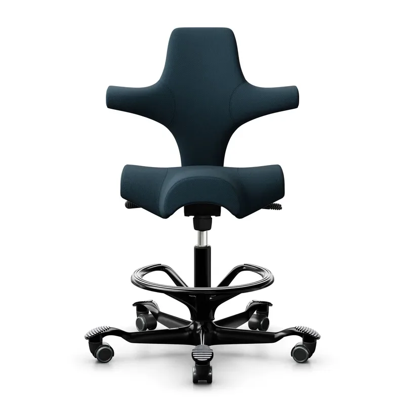 Counter stool HAG Capisco 8106, Blue/Black, New, Bar stool - Practical & comfortable