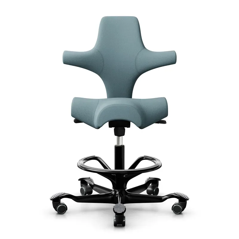 Counter stool HAG Capisco 8106, Light blue/Black, New, Bar stool - Practical & comfortable