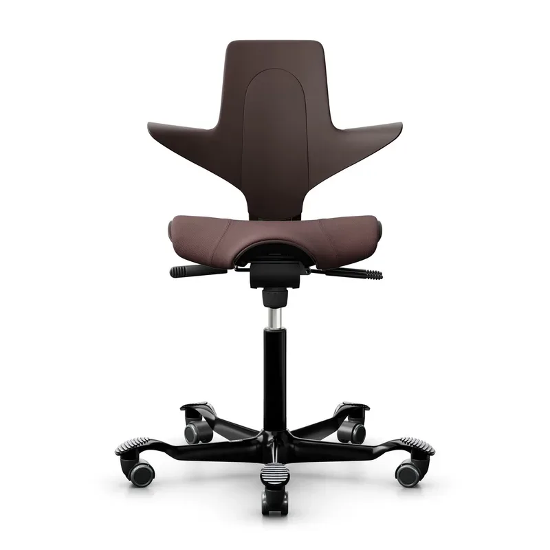 Saddle chair HAG Capisco Puls 8020, Brown/Black, New, Ergonomic chair - ideal for flexible working