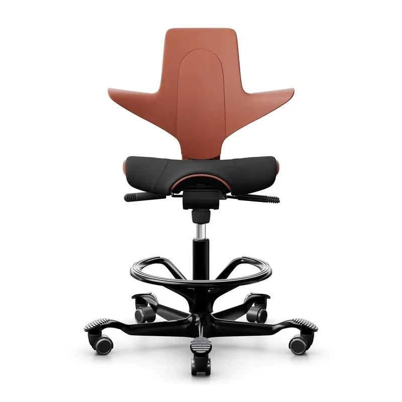 Counter stool HAG Capisco Puls 8020, Pink-black/Black, New, Bar stool - Practical & comfortable