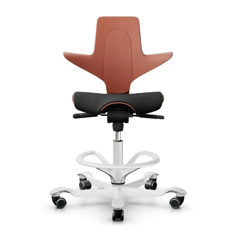 Counter stool HAG Capisco Puls 8020, Pink-black/White, New, Bar stool - Practical & comfortable