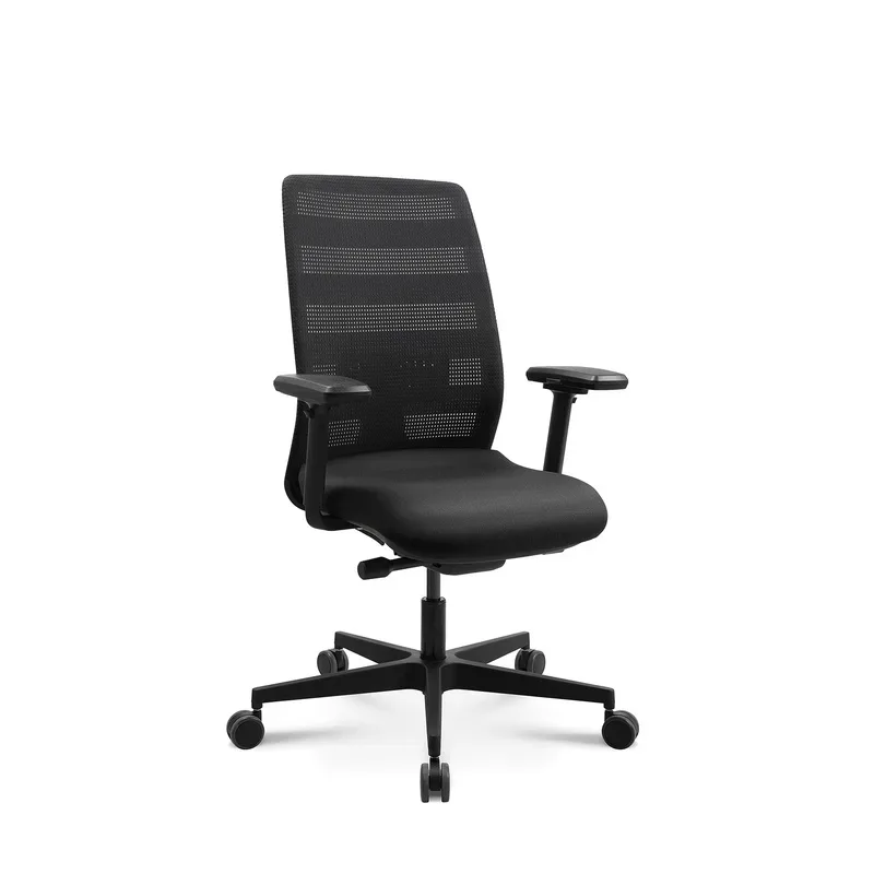 Tradingzone Air 3 Office Chair with 3D Armrests, Black, New, Ergonomic Chair—Ideal for Flexible Work
