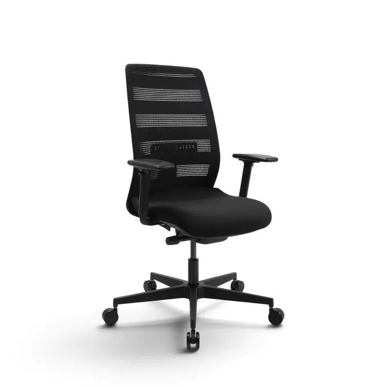 Tradingzone Air 3 Office Chair with 3D Armrests, Black, New, Ergonomic Chair—Ideal for Flexible Work