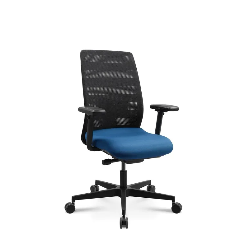 Tradingzone Air 3 Office Chair with 3D Armrests, Blue, New, Ergonomic Chair—Ideal for Flexible Work