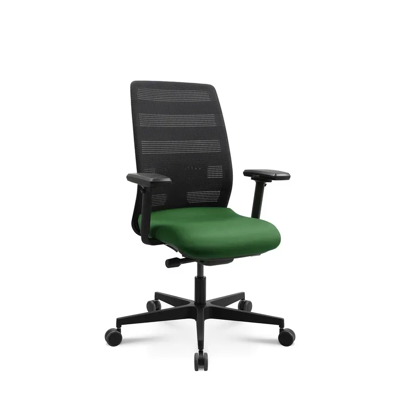 Tradingzone Air 3 Office Chair with 3D Armrests, Green, New, Ergonomic Chair — Ideal for Flexible Work