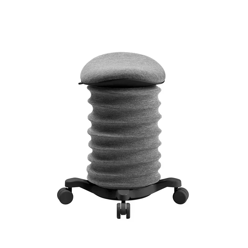 Height-adjustable office stool Topstar Sitness Black/Black, Hard floor castors, Dynamic sitting - ideal for healthy sitting