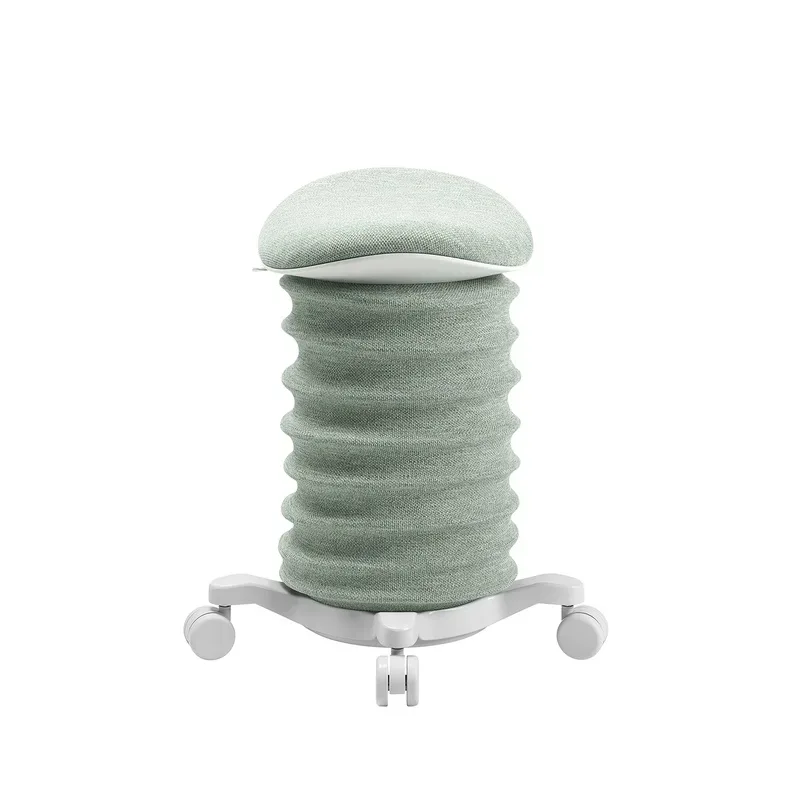 Height-adjustable office stool Topstar Sitness Green/White, Hard floor castors, Dynamic sitting - ideal for healthy sitting