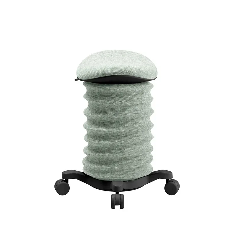 Height-adjustable office stool Topstar Sitness Green/Black, Hard floor castors, Dynamic sitting - ideal for healthy sitting