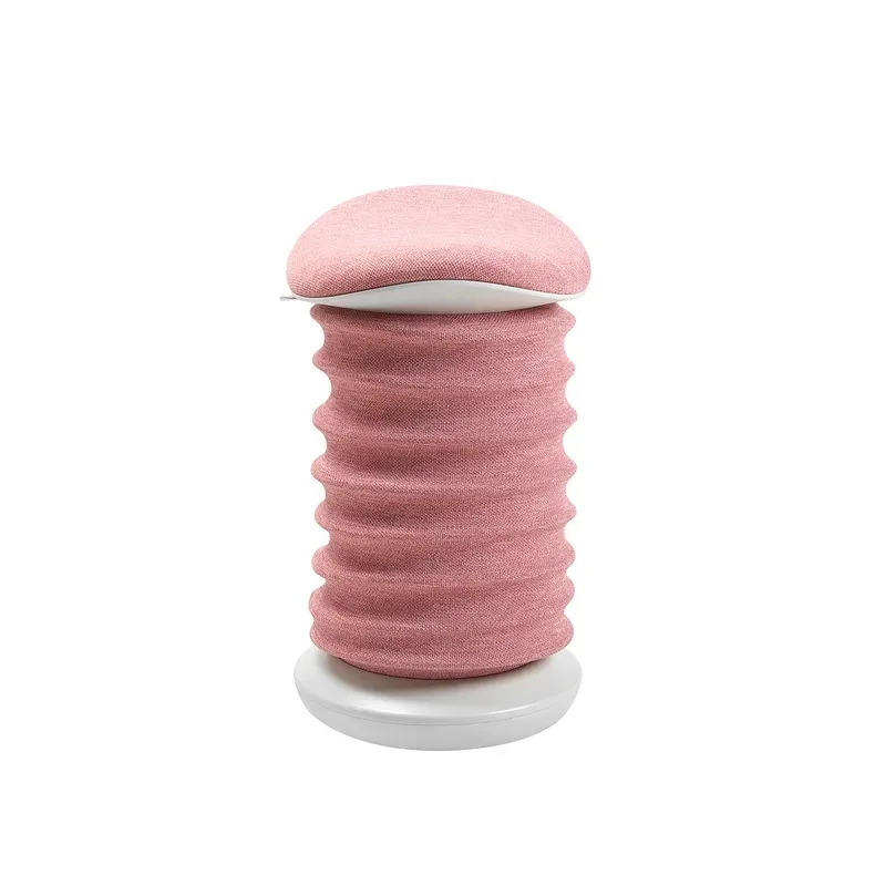 Topstar Hocker SITNESS 4D, ergonomisch, aktives Sitzen, gepolsterter Sattelsitz, höhenverstellbar, um 360° drehbar, Tragegriff, papyrusweiss/rosé