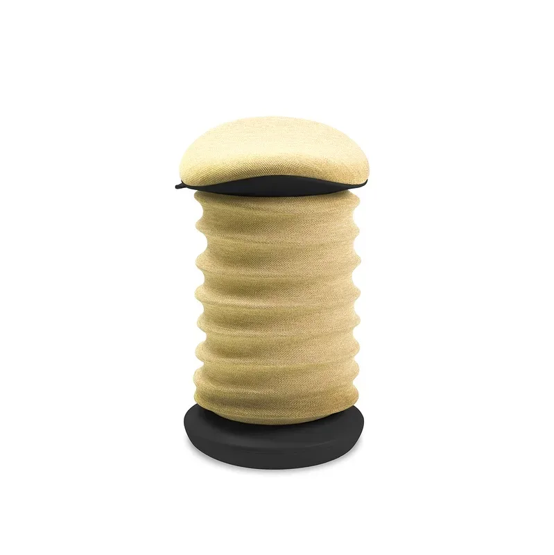 Height-adjustable office stool Topstar Sitness Yellow/Black, Base, Dynamic sitting - ideal for healthy sitting