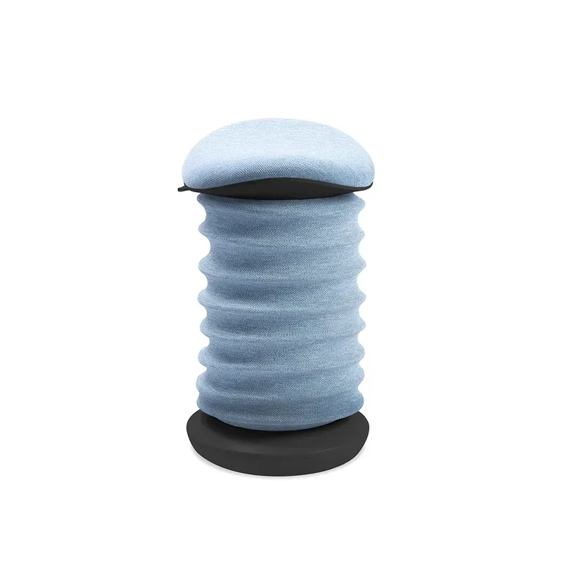 Height-adjustable office stool Topstar Sitness Blue/Black, Base, Dynamic sitting - ideal for healthy sitting