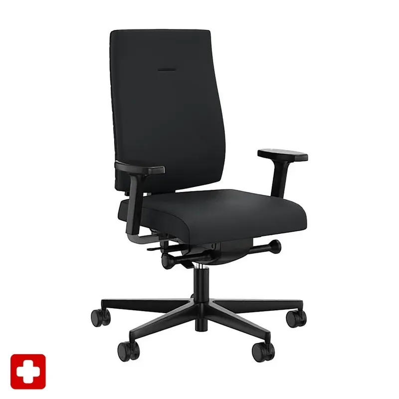Office swivel chairs Sitag SitagX-Line padded with 2D armrests, Black, New, Ergonomic chair - ideal for flexible working