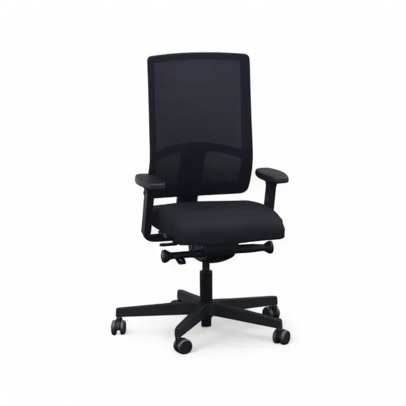 Office chair Sitag SitagX-Line mesh with 2D armrests, Black, New, Ergonomic chair - ideal for flexible working