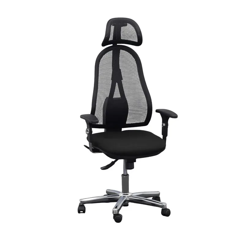 Topstar High Life 2.0 office chair with 1D armrests, Black, New, Ergonomic chair - ideal for flexible working