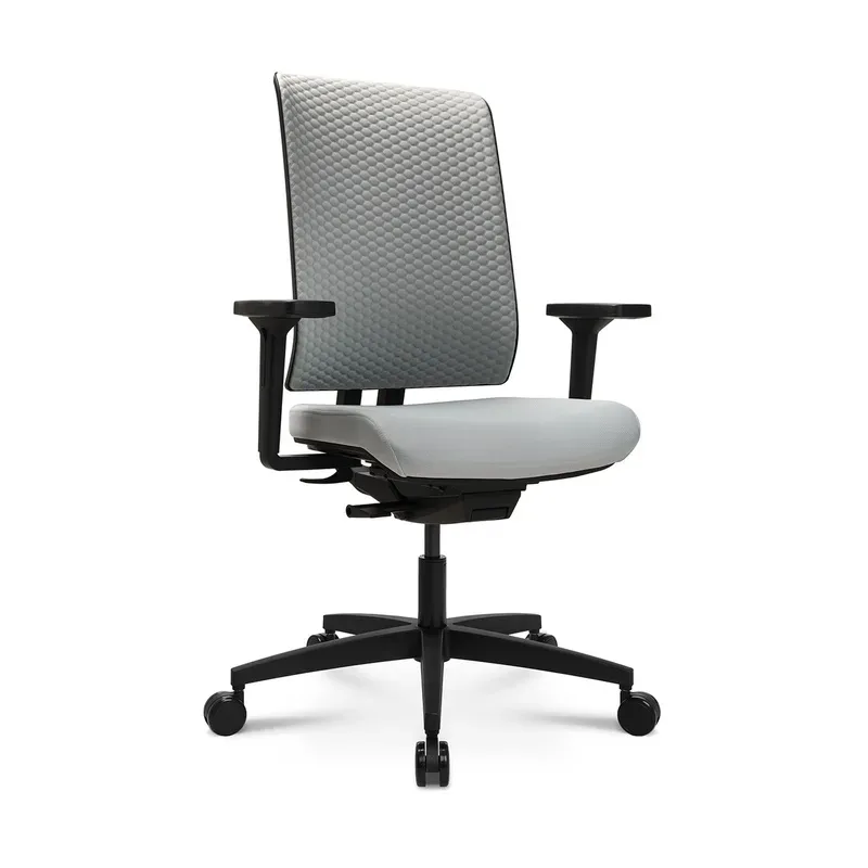 Tradingzone Green office chair with 3D armrests, Gray, New, Ergonomic chair - ideal for flexible working