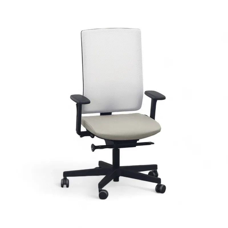 Office chairs Sitag SitagPoint Tec 2 Mesh with 2D armrests, Beige, New, Ergonomic chair - ideal for flexible working