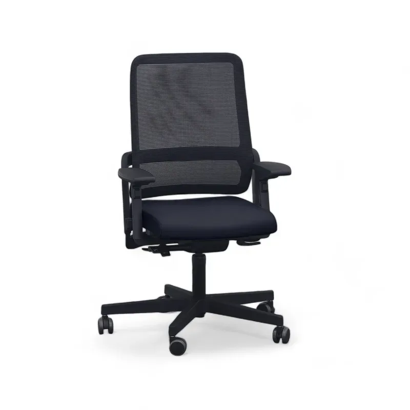 Office chair SitagXilium Mesh swissmade with 4D armrests, Black, New, Ergonomic chair - ideal for flexible working